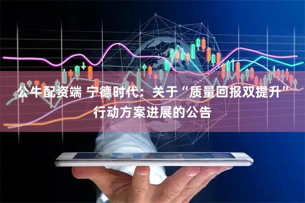 公牛配资端 宁德时代：关于“质量回报双提升”行动方案进展的公告